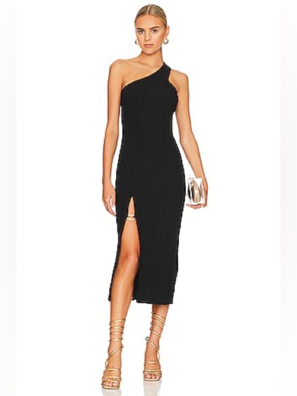 Cult Gaia Gracie Knit Dress in Black - size S